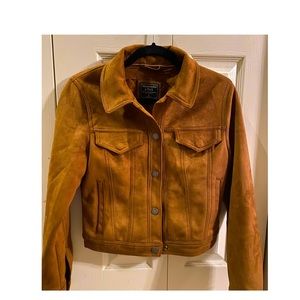 Abercrombie & Fitch suede jacket (fits like an x-small)